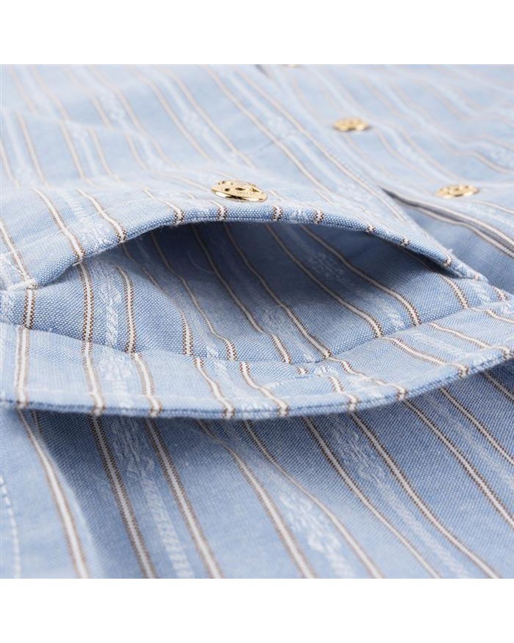 Céline Blue Long-Sleeved Shirt