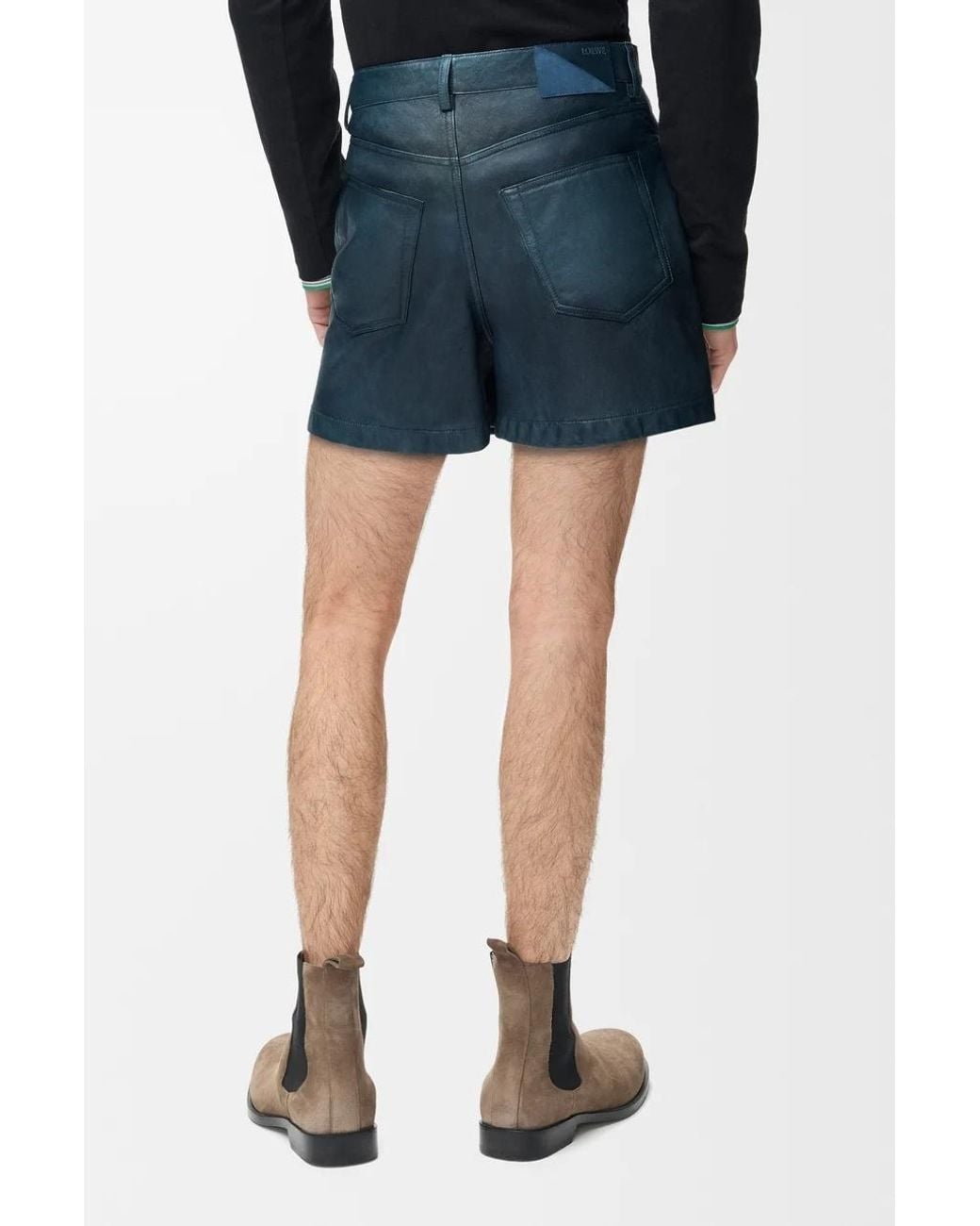Loewe Blue Five-Pocket Shorts for men