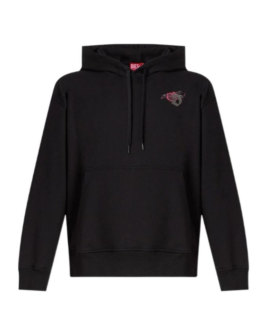 DIESEL Blue Hooded Sweatshirt for men