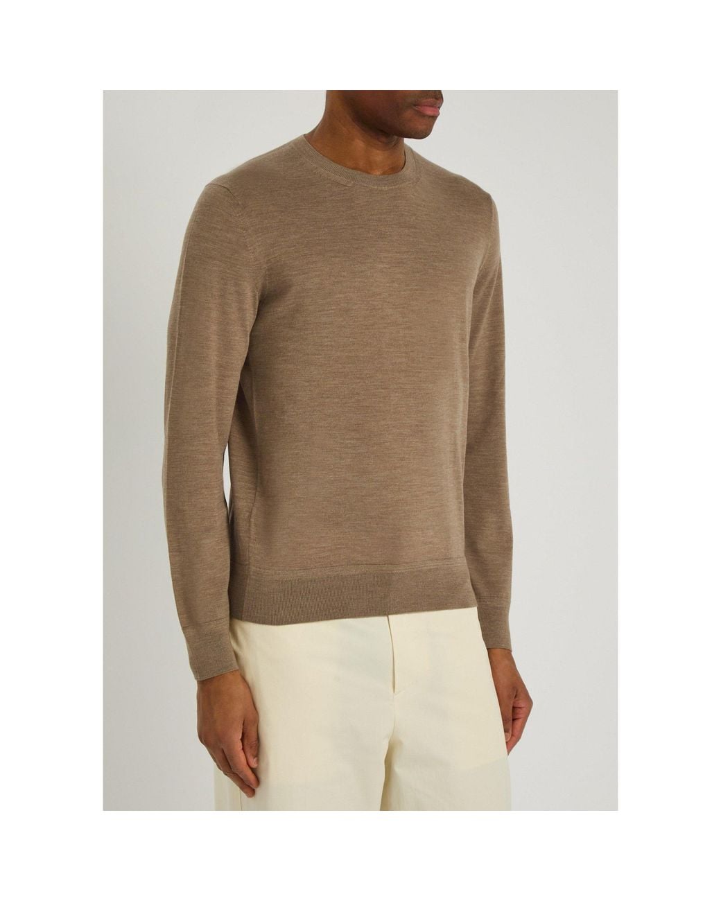 Tom Ford Brown Wool Knitted Sweater for men