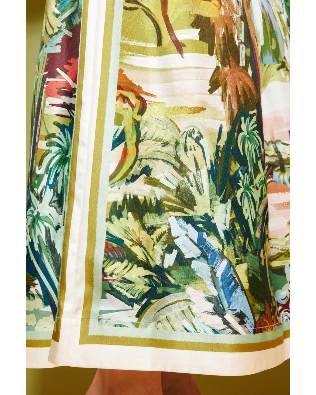 ALÉMAIS Multicolor Jungle Boogie Silk Culotte