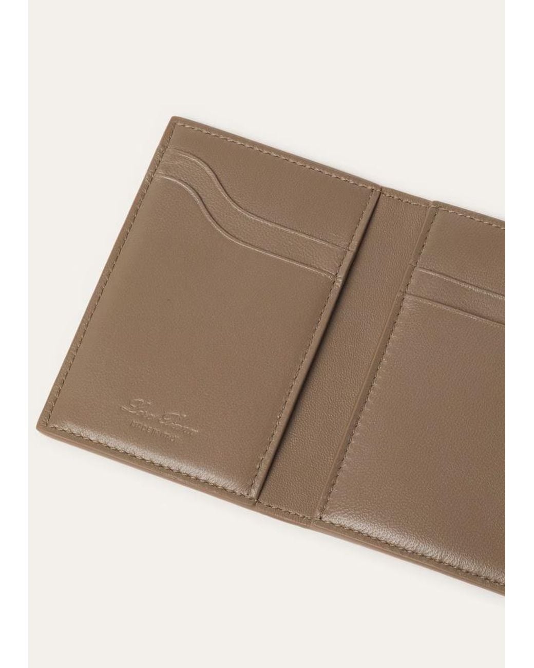 Loro Piana Brown Extra Bifold Cardholder for men