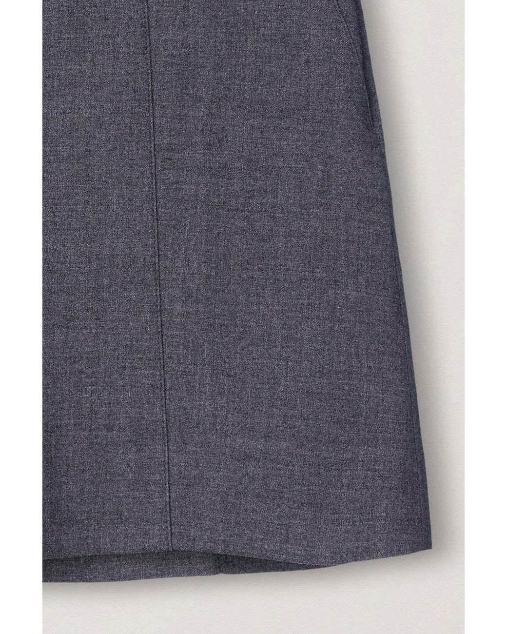 DUNST Blue Tech Mini Skirt