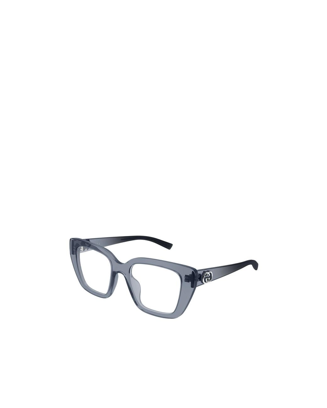 Gucci Blue Eyewear Cat Eye Frame Glasses for men