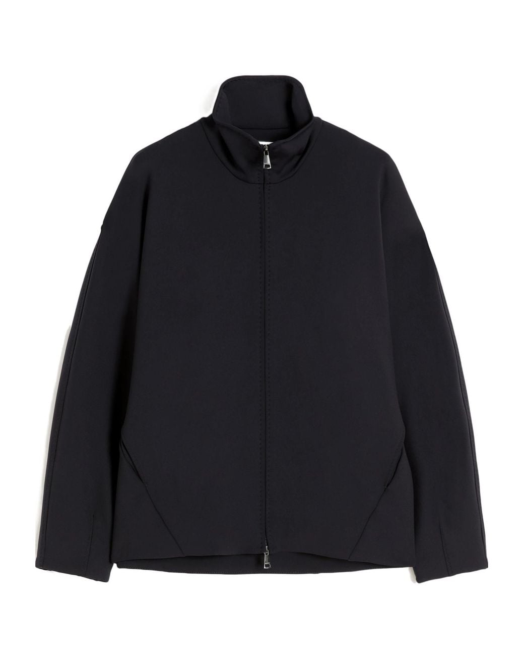 Max Mara Blue Zip-Up Sweatshirt