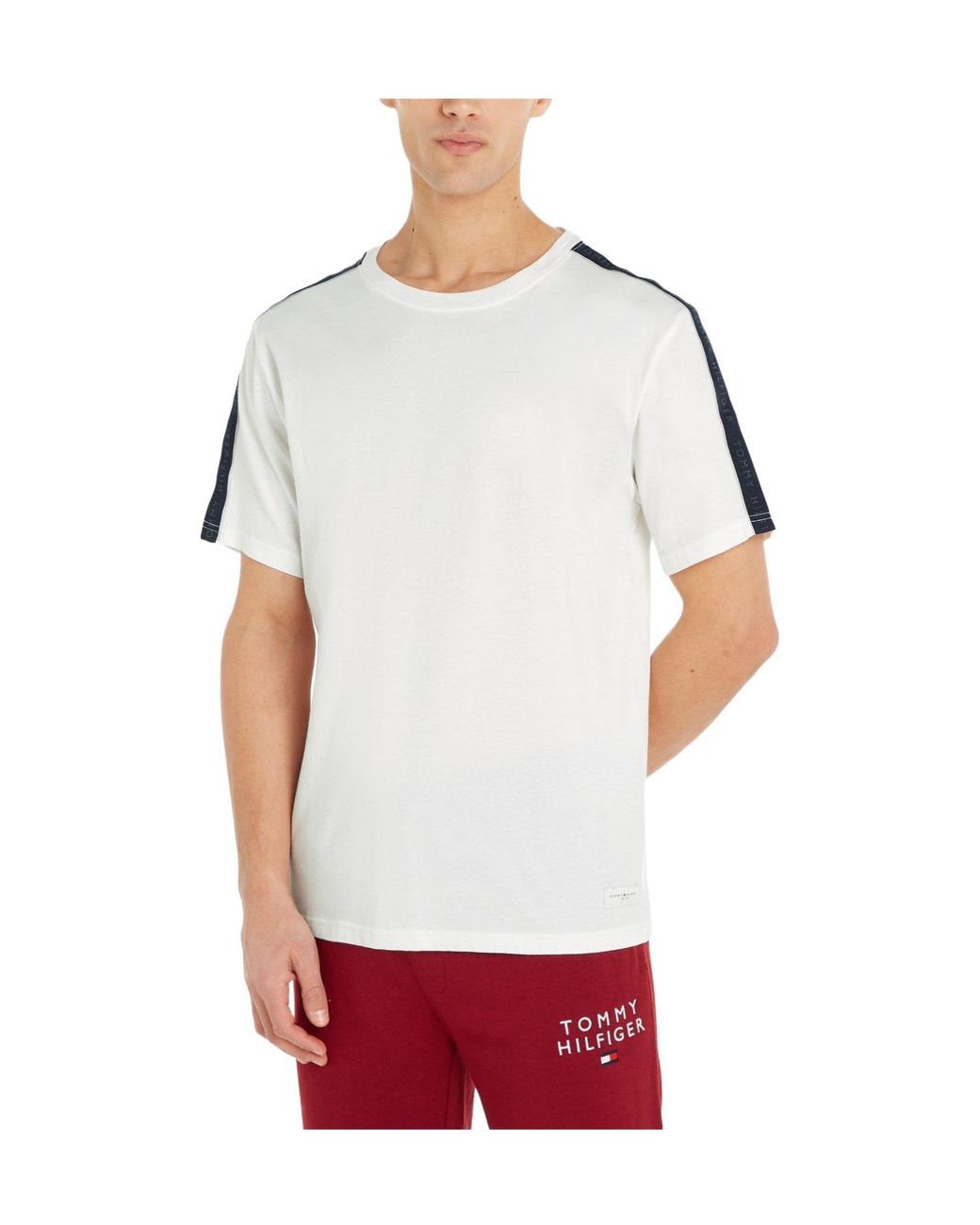Tommy Hilfiger White Short Sleeve T-Shirt for men