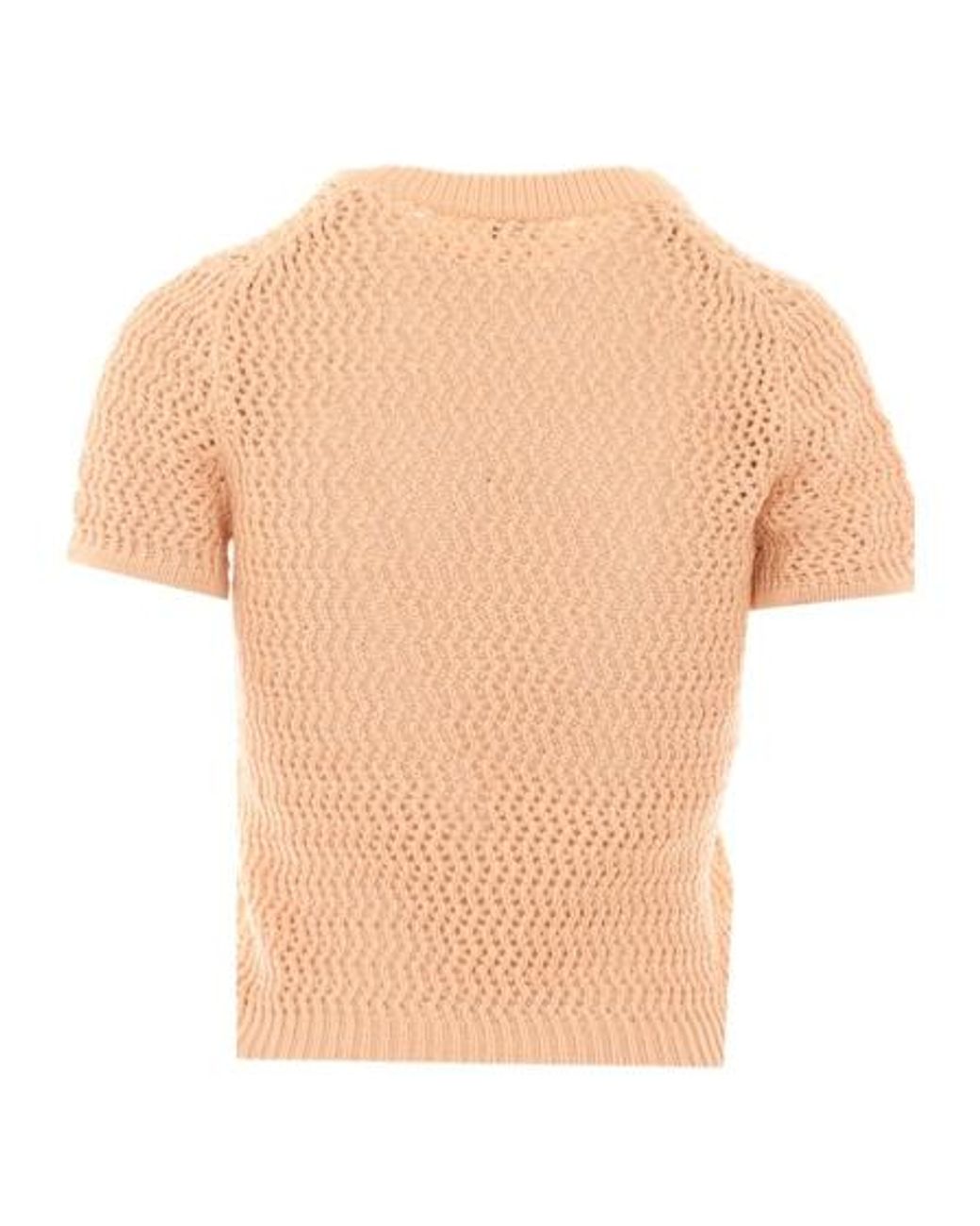 Chloé Natural Cotton Knit Sweater