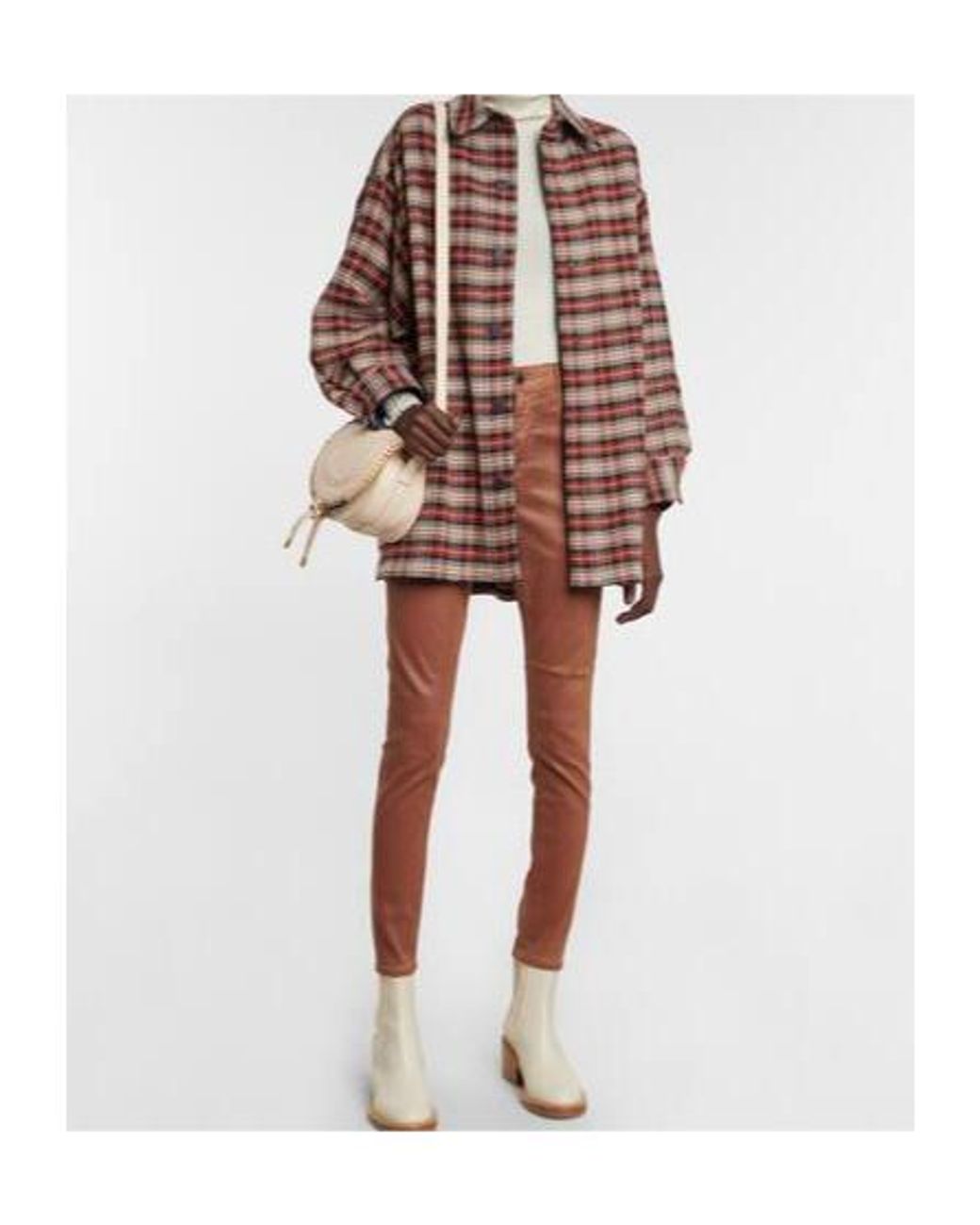 AG Jeans Brown Skinny Ankle High-Rise Jeans