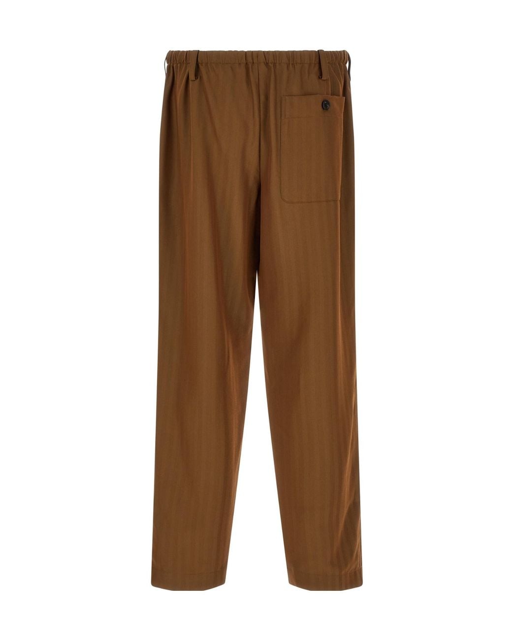 Dries Van Noten Brown Penny Long Pants for men