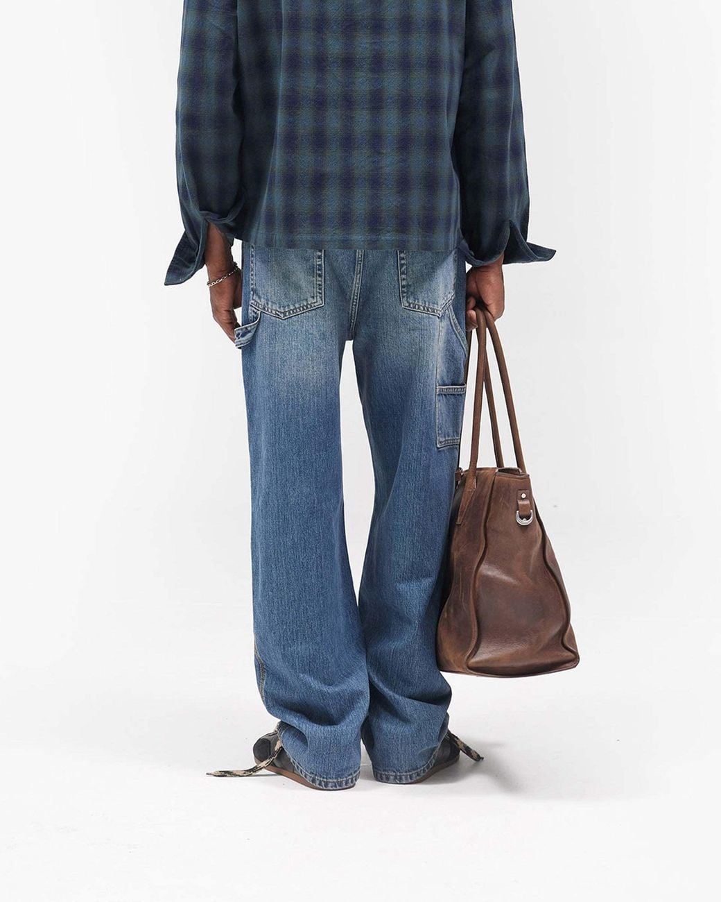 Represent Blue R2 Carpenter Wide-Leg Jeans for men