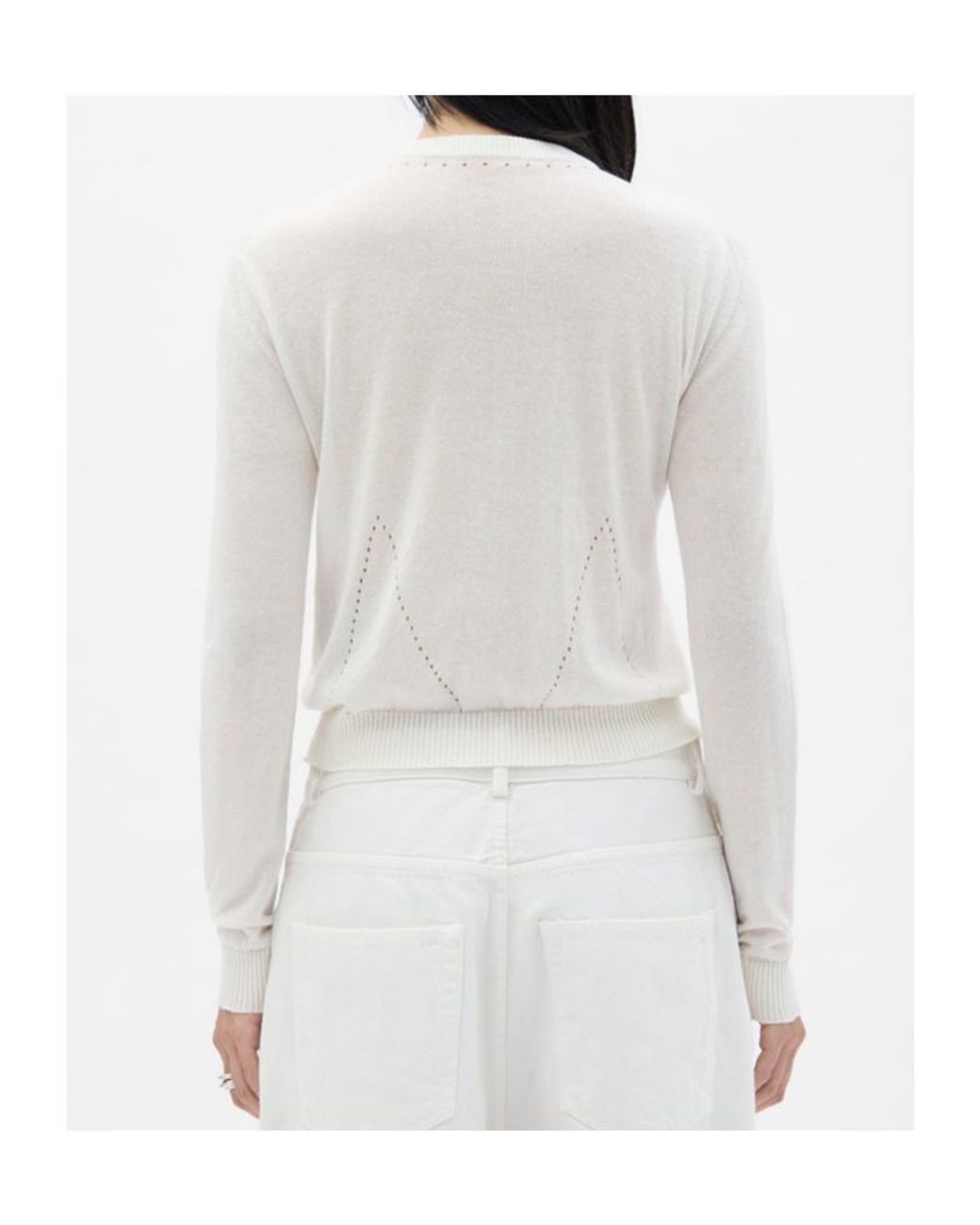 Ann Demeulemeester White Bjel Button-Up Cardigan
