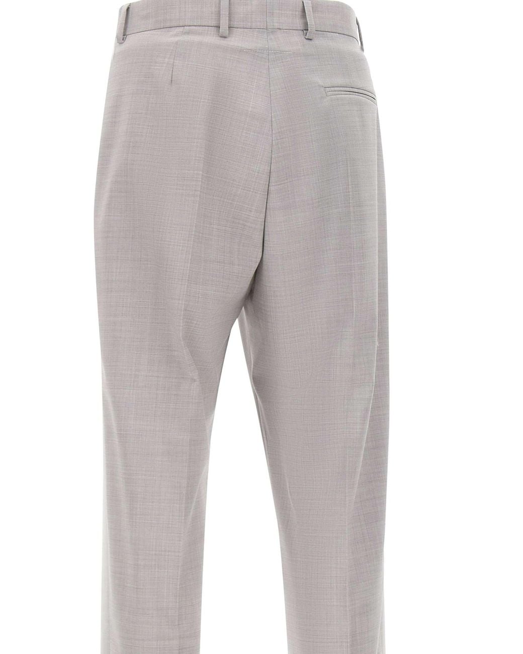 MM6 by Maison Margiela Gray Side Stripe Detail Tailored Trousers for men