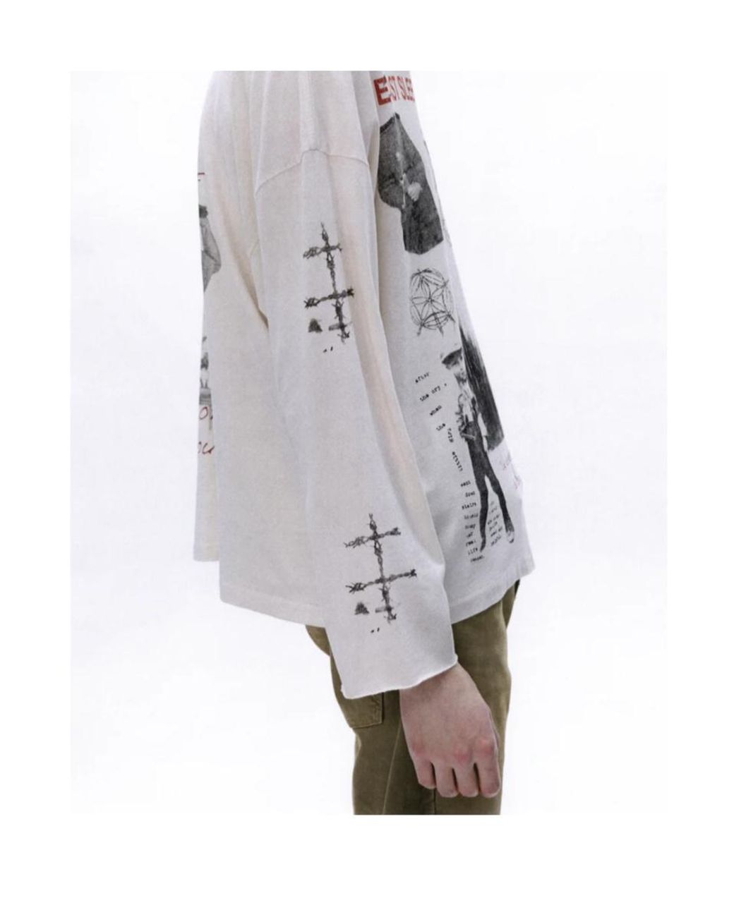 Enfants Riches Deprimes White Crew-Neck T-Shirt for men