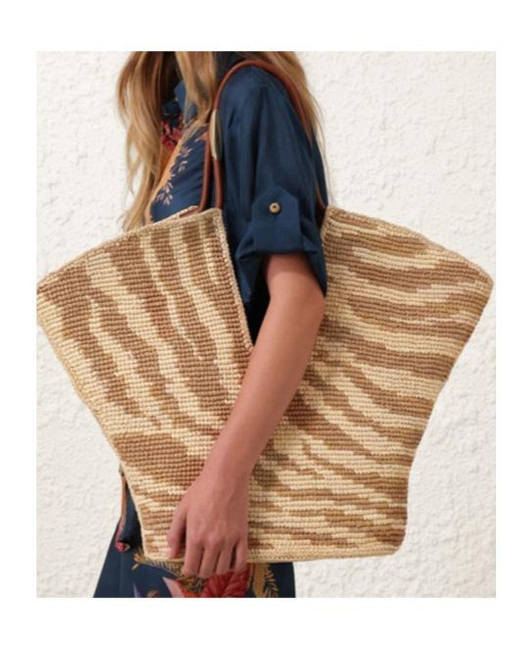 Zimmermann Natural Goldentime Large Tote Bag