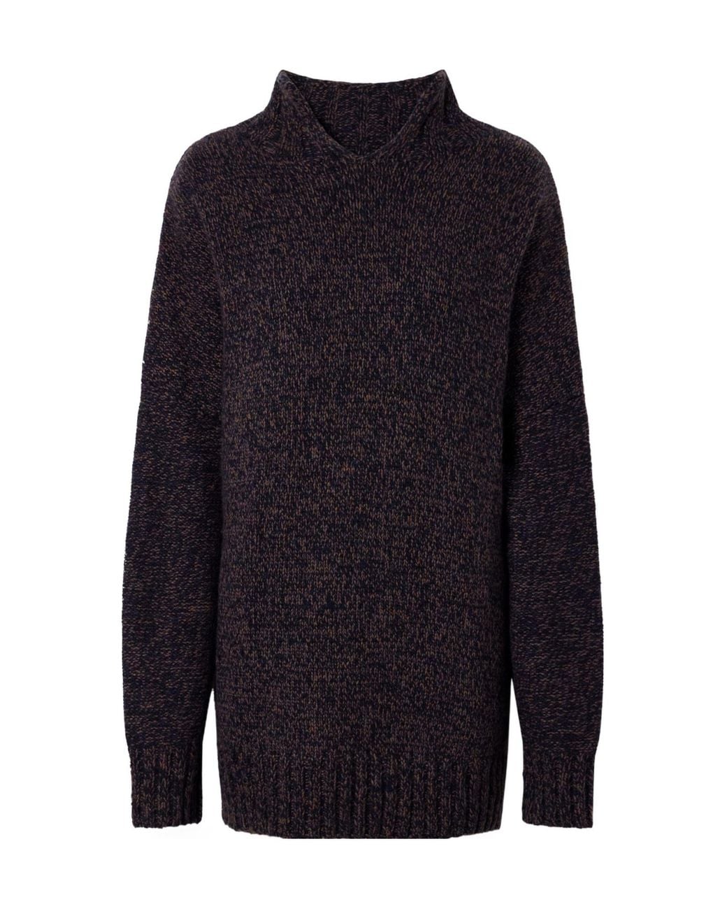 Khaite Blue Cashmere Mélange Sweater