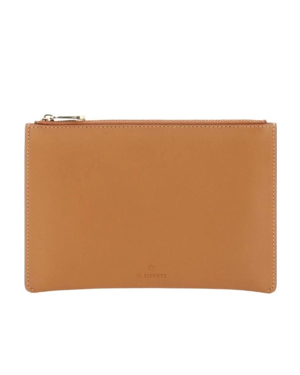 Il Bisonte Brown Classic Zip Wallet
