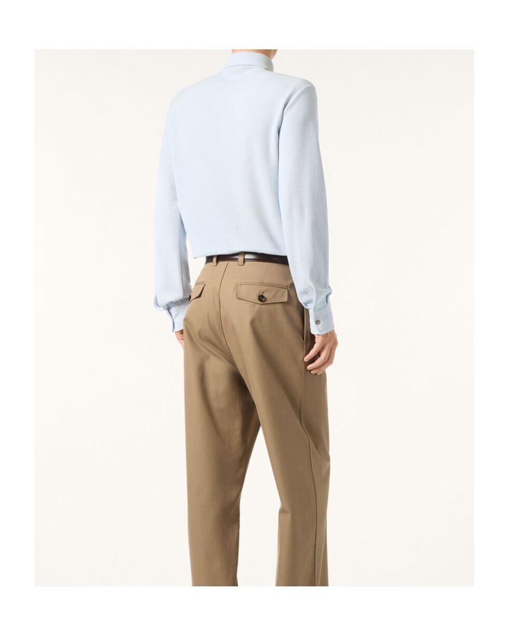 Loro Piana Blue Polo Shirt for men