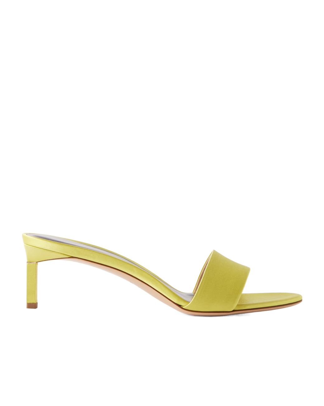 Tom Ford Yellow Satin Mules
