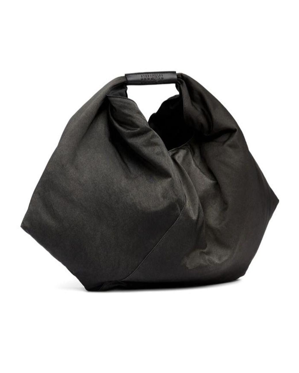 MM6 by Maison Margiela Brown Japanese Draped Tote Bag