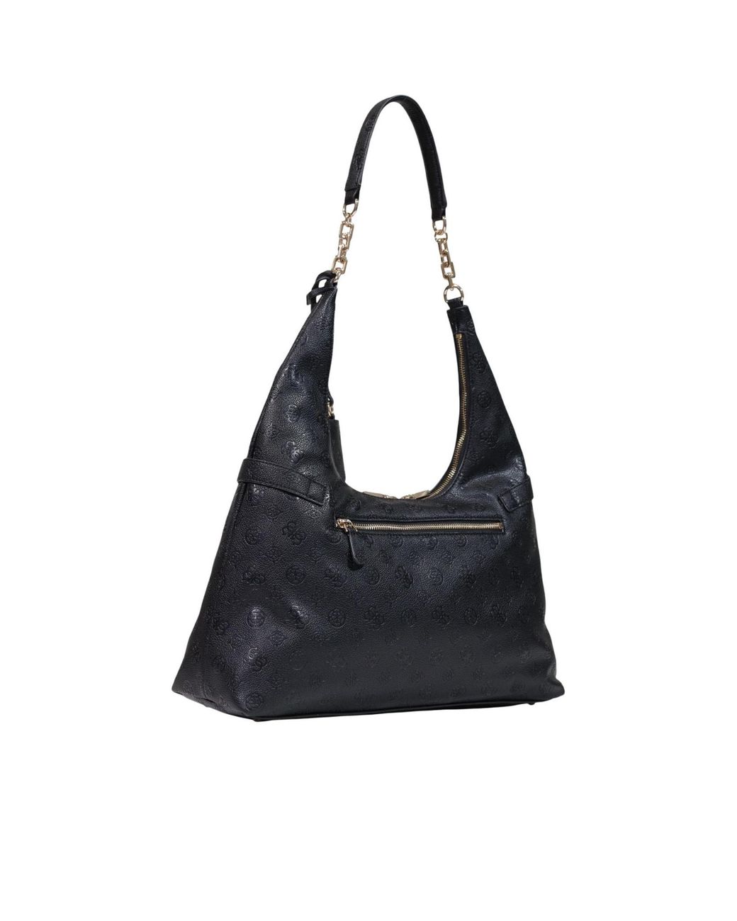 Guess Black Zippered Shoulder Bag