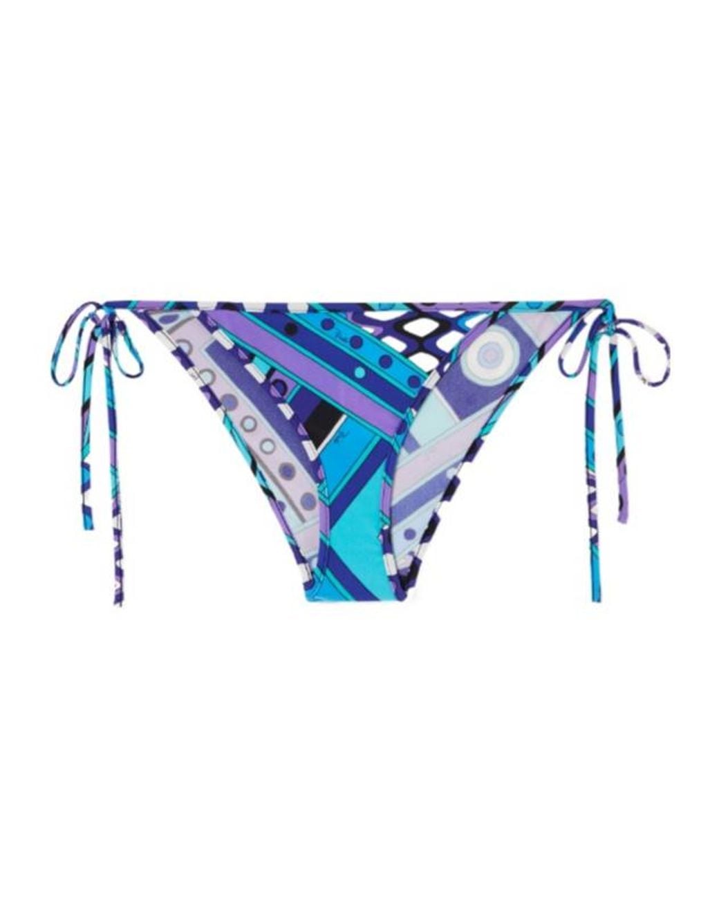 Emilio Pucci Blue Printed Bikini Briefs