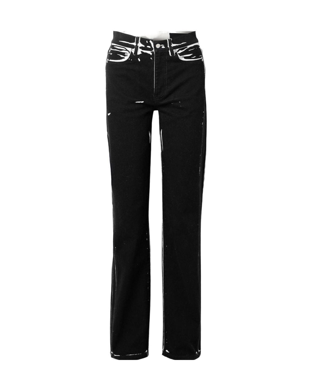 Proenza Schouler Black Color-Block Jeans