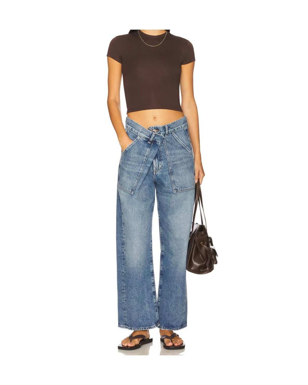Citizens of Humanity Blue Jeans With Belt Loops