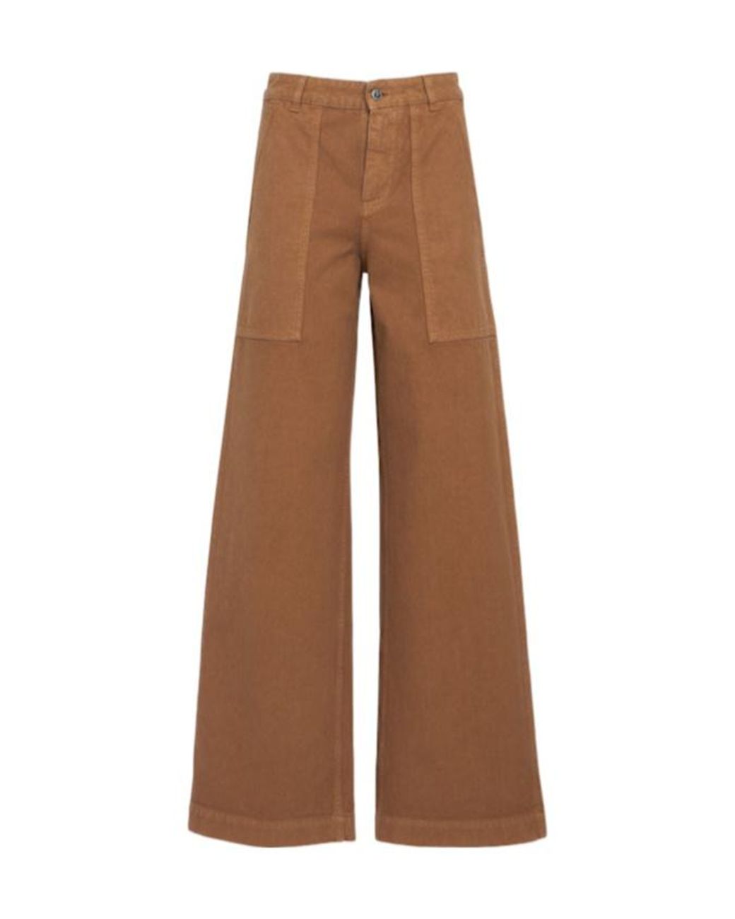 Moncler Brown Logo Cotton Canvas Pants