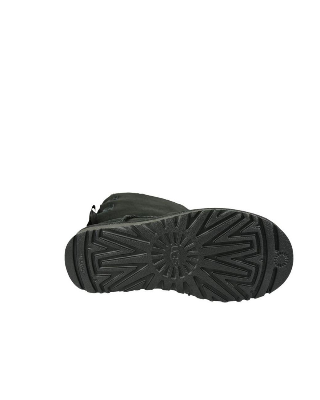 Ugg Black Bailey Bow Ii Bow-Back Boots