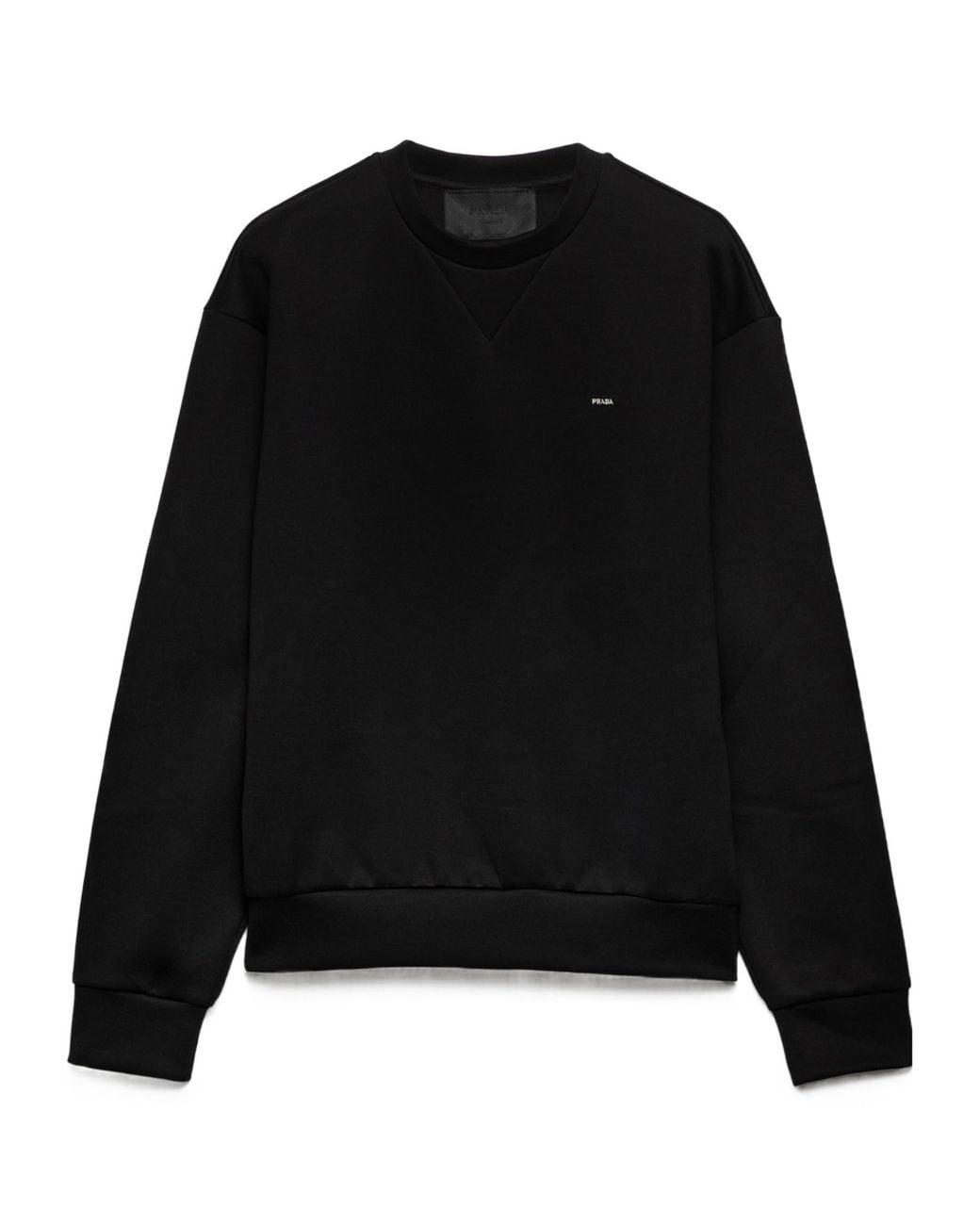Prada Black Sweat-Shirt En Jersey for men