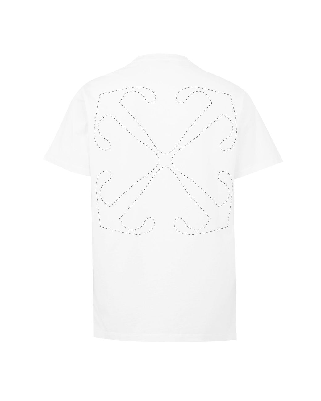 Thom Browne White Crew Neck Short Sleeve Tee for men