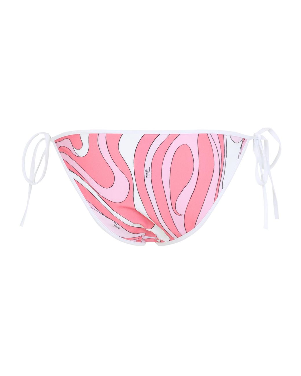 Emilio Pucci Pink Pucci Tie-Side Printed Bikini Bottoms