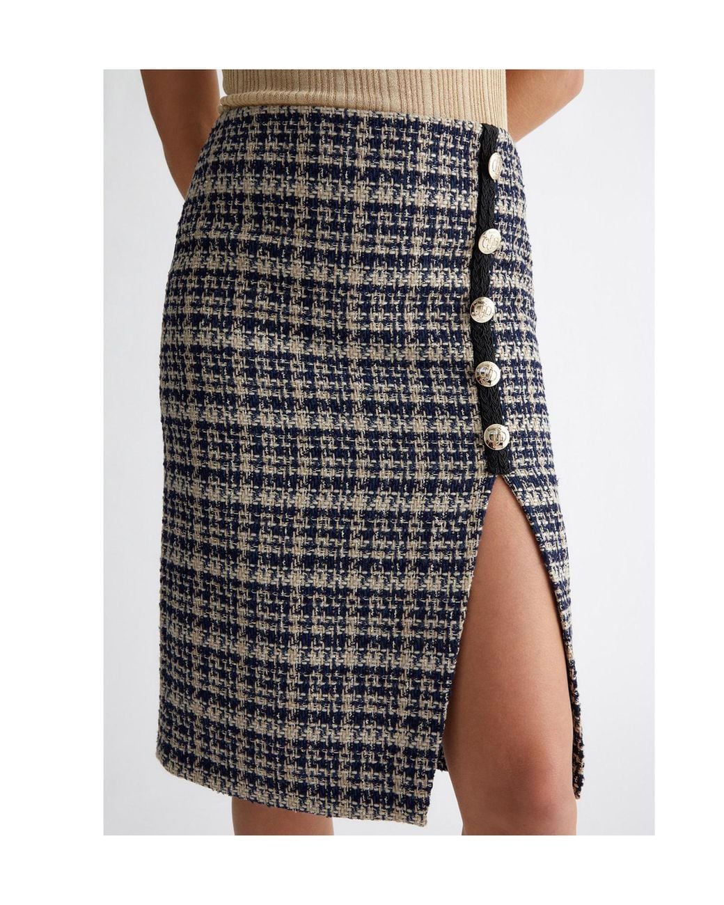 Liu Jo Black Tweed Skirt