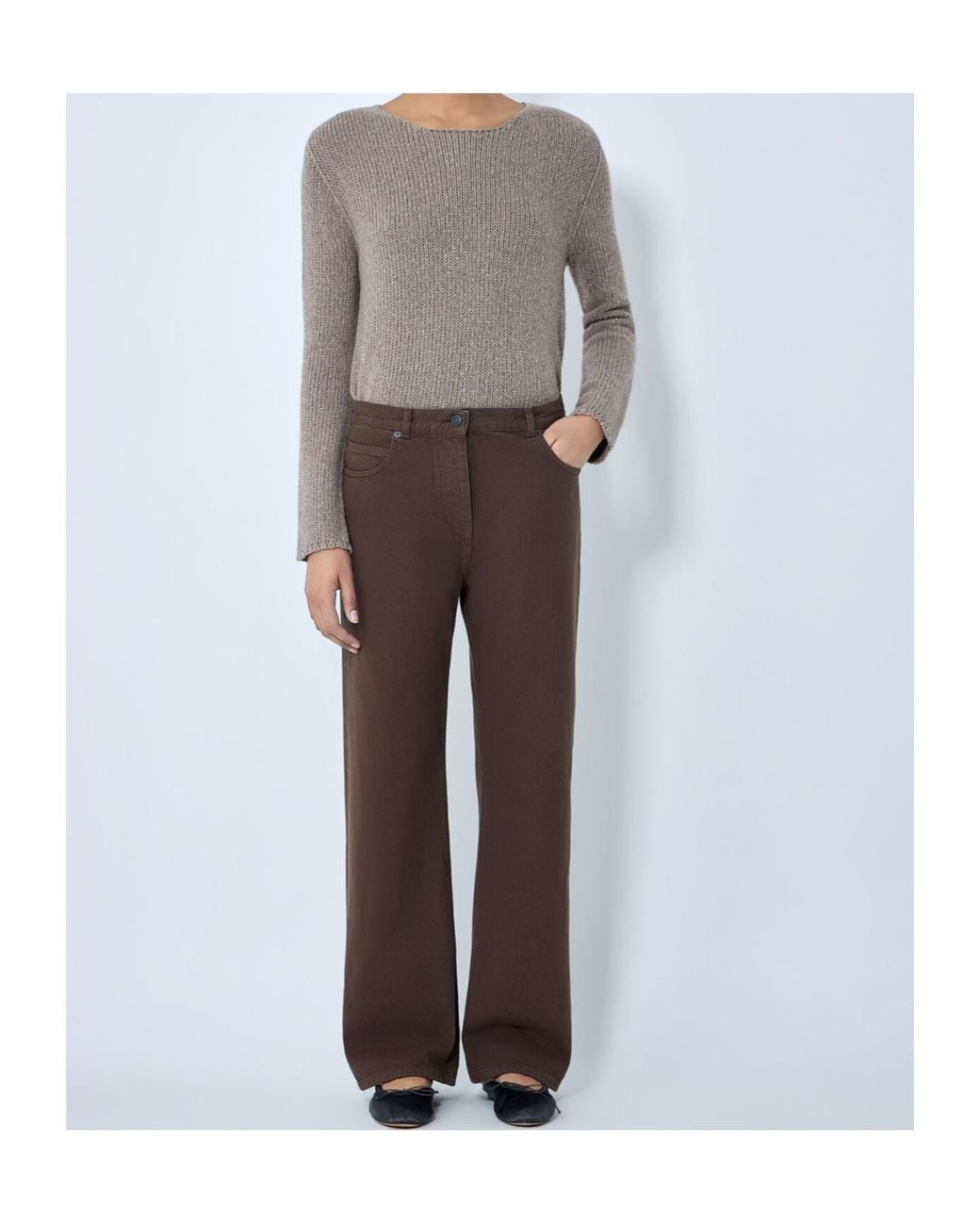The Row Brown Finbar Jeans