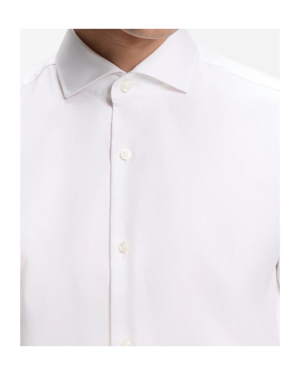 Boss White Boss Classic Long-Sleeve Shirt for men