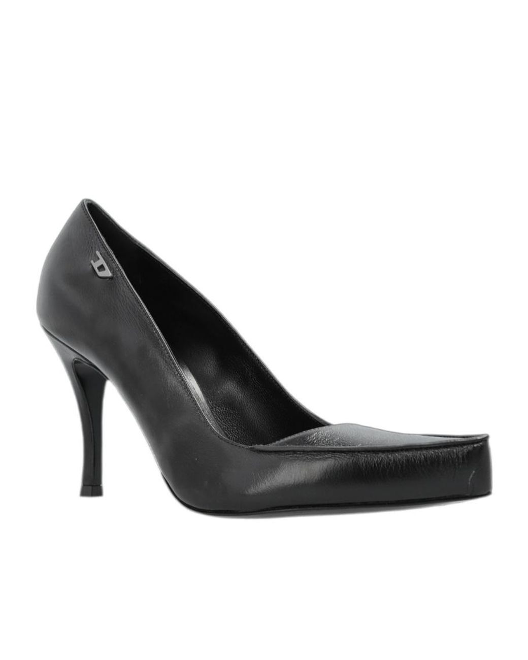 DIESEL Black D Lucette Platform Heeled Pumps