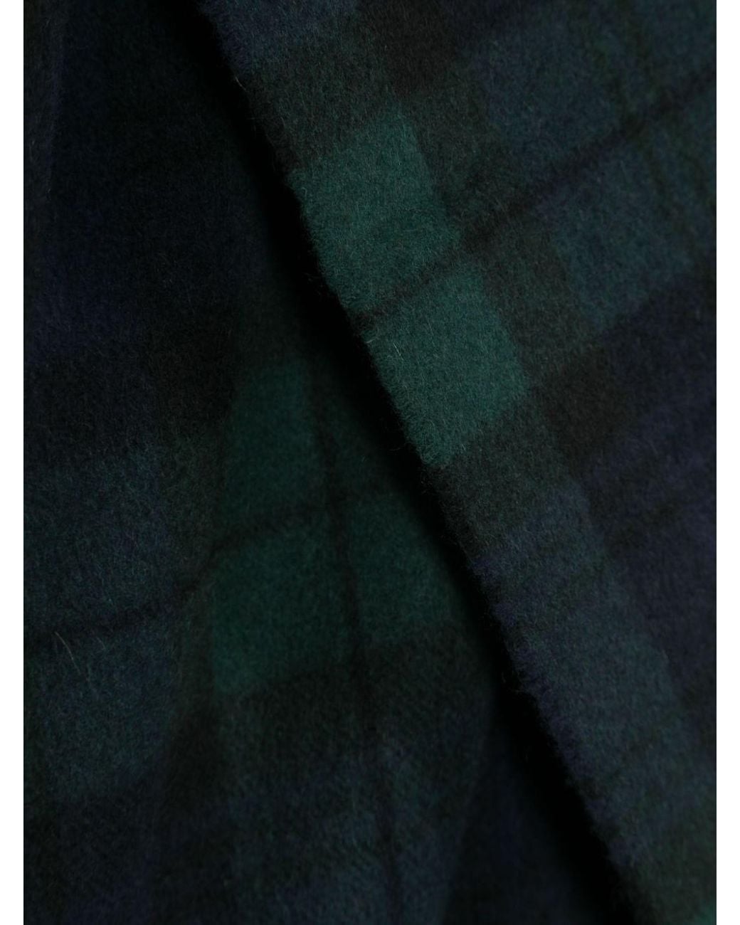 Polo Ralph Lauren Blue Tartan-Pattern Scarf for men