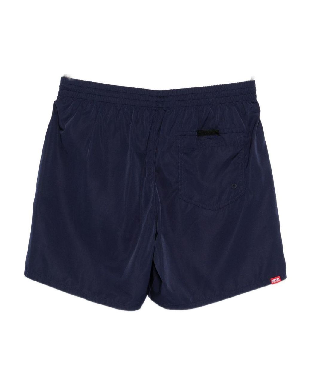 DIESEL Black Logo Print Swimwear for men