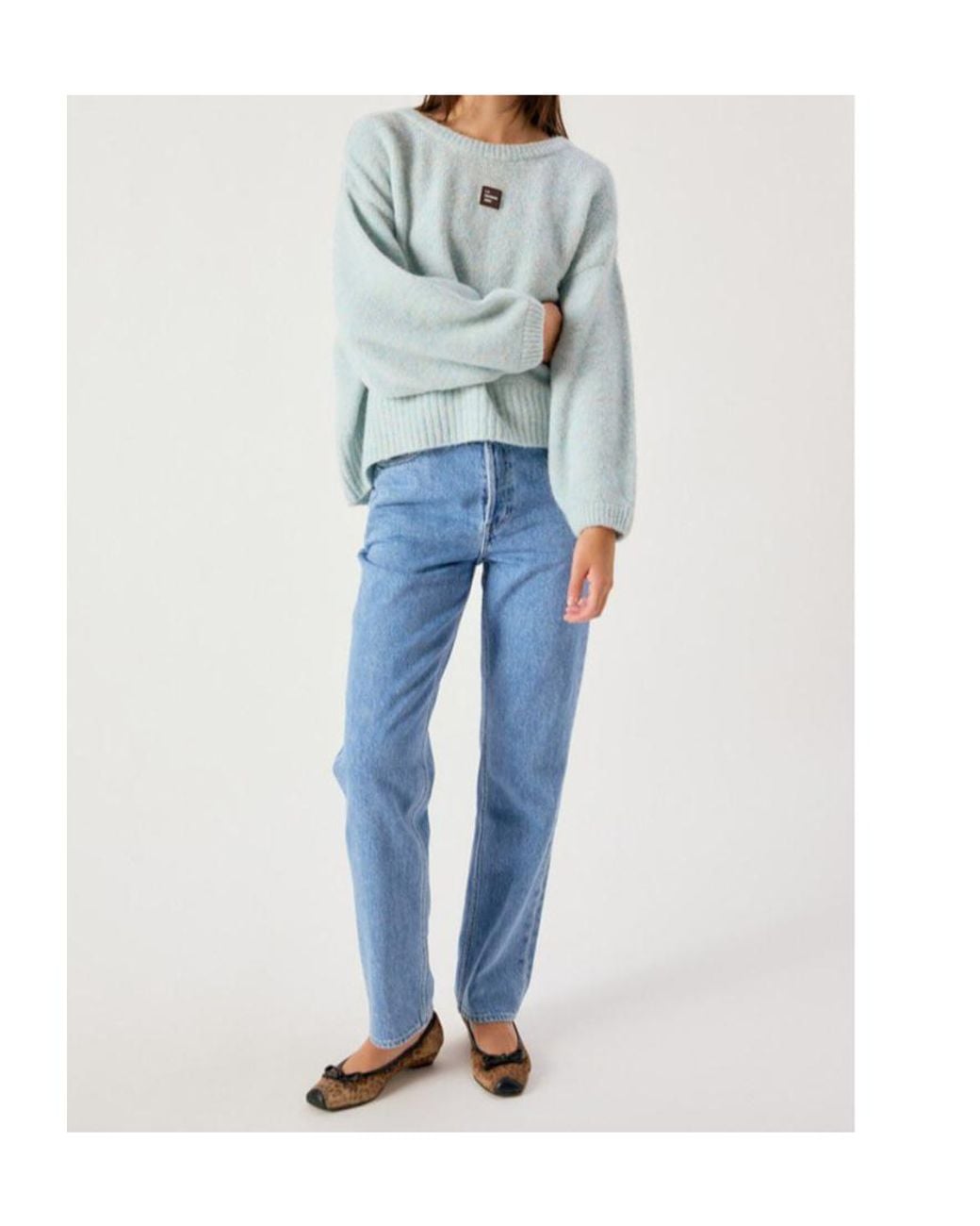 American Vintage Blue East Knitted Sweater