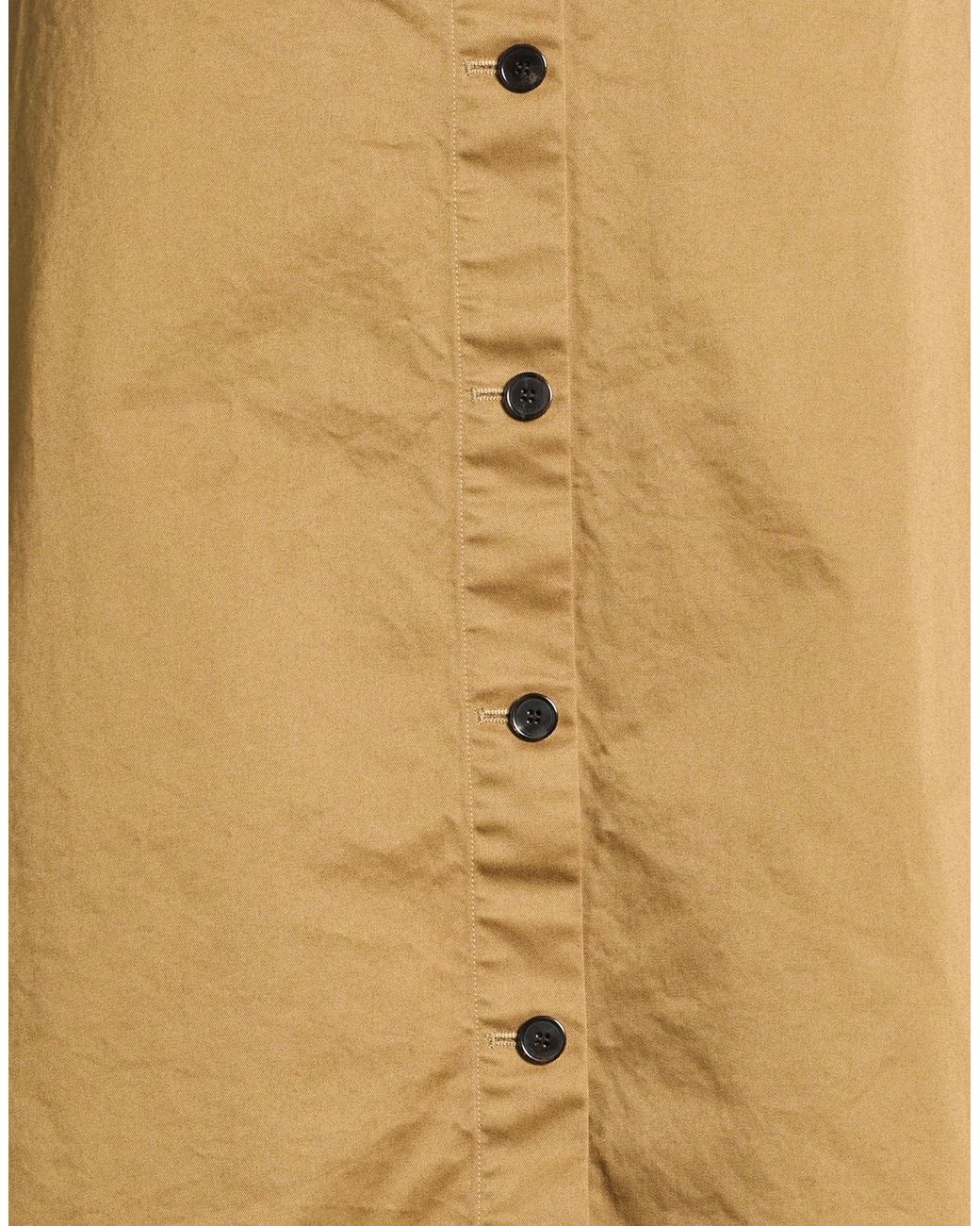 Saint Laurent Natural Liner-Free Solid Color Flared Skirt
