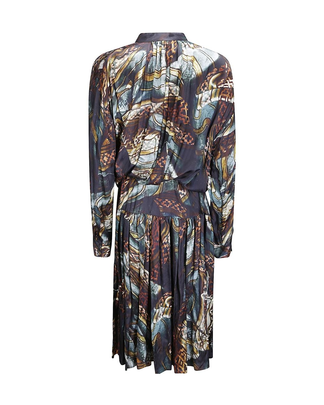 Dries Van Noten Black Long-Sleeved Dress