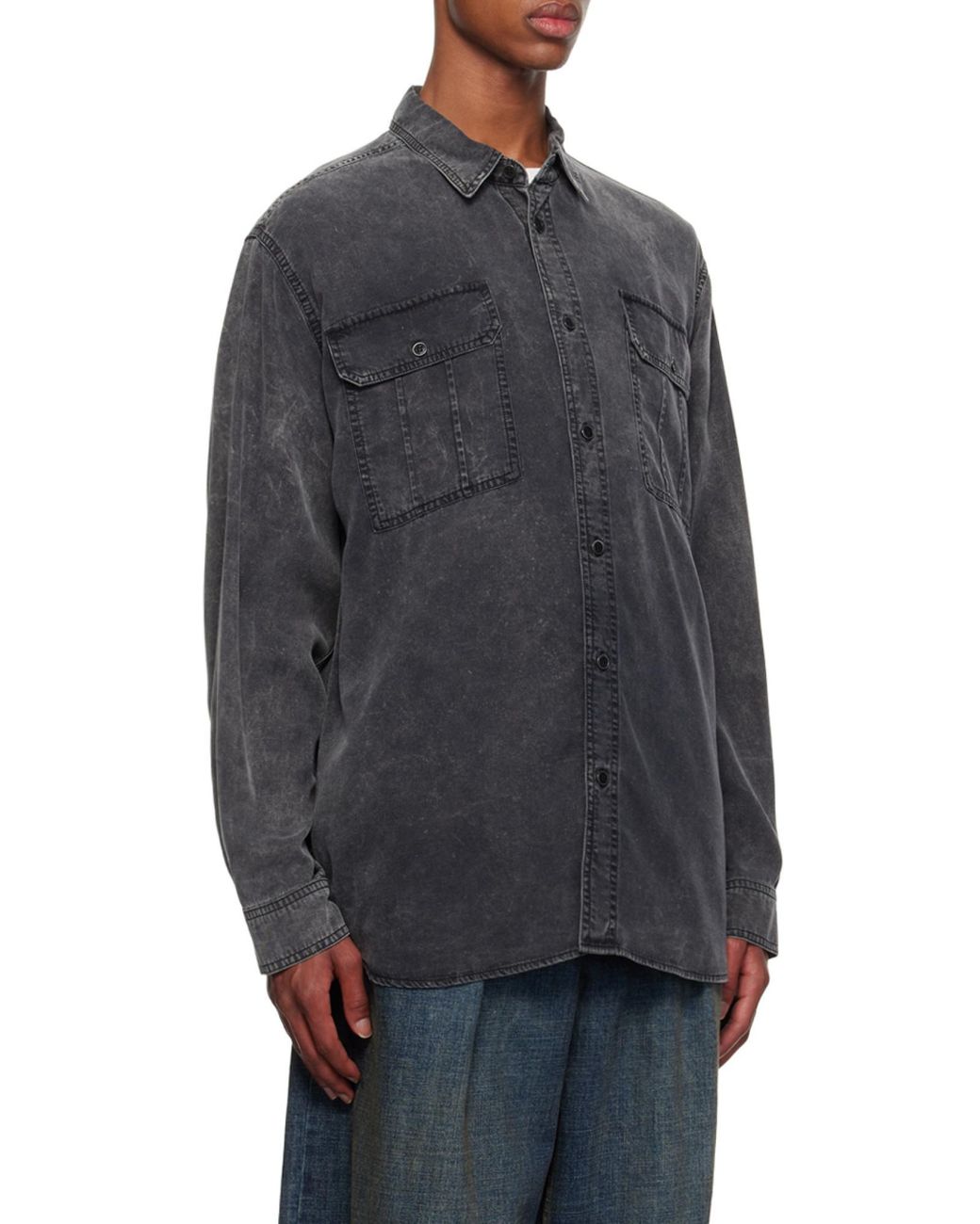 Isabel Marant Black Phelton Shirt for men