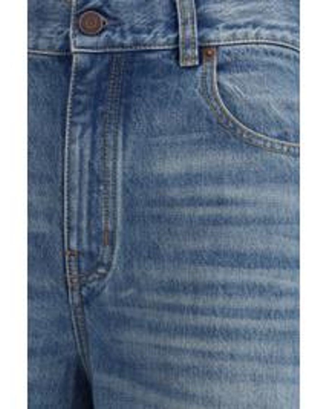 Chloé Blue Chloé High-Waisted Wide-Leg Jeans