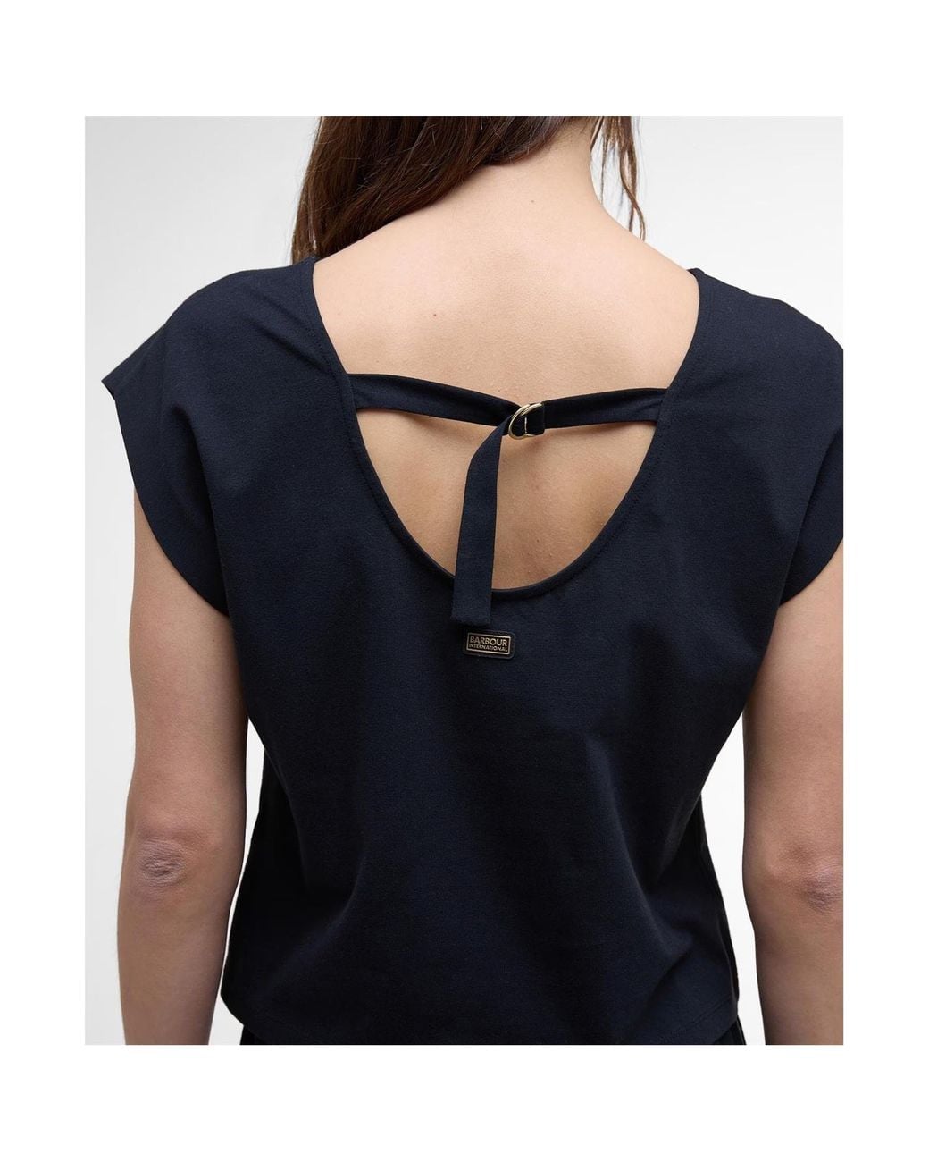 Barbour Black Crew Neck T-Shirt