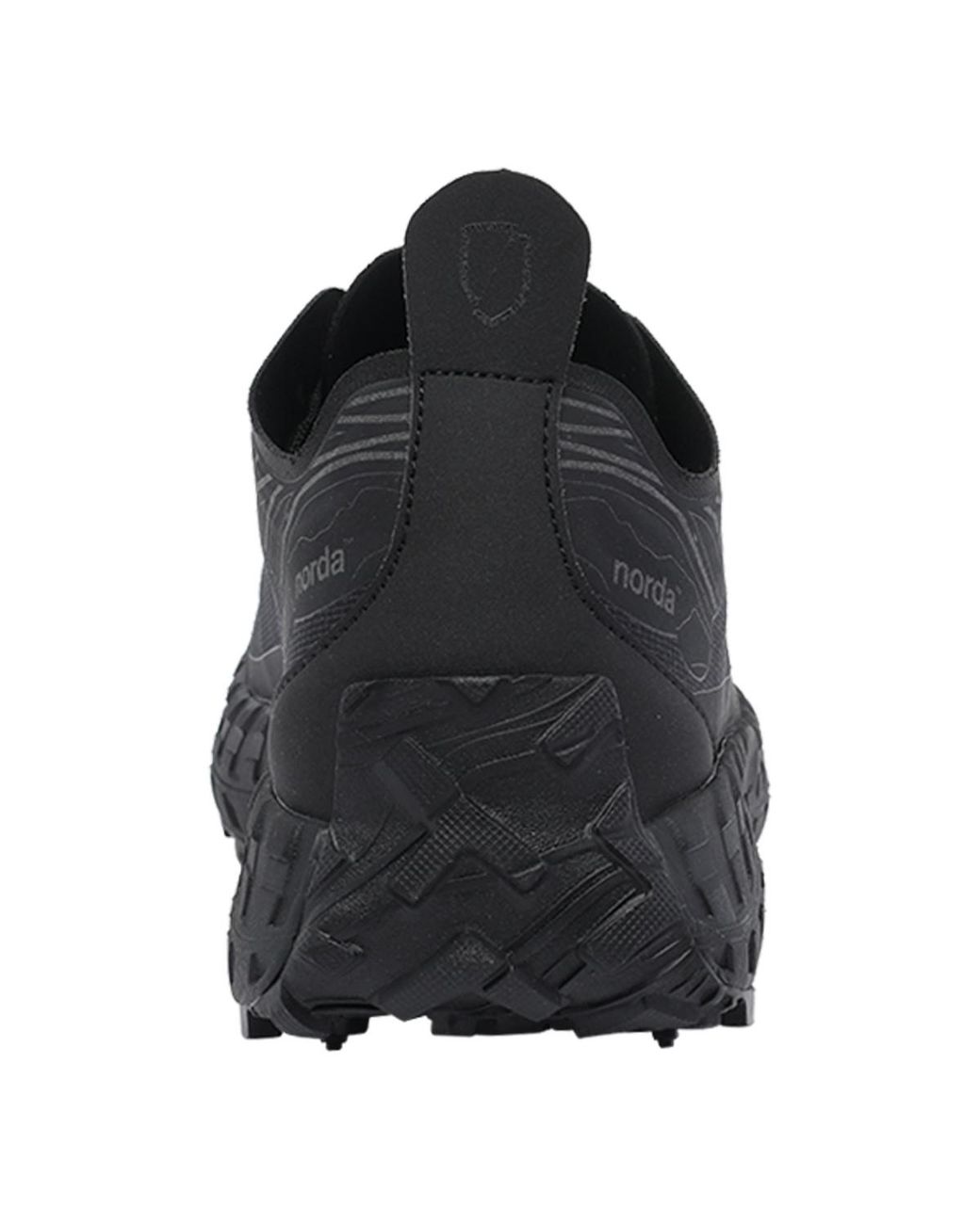 Norda Black 001A G Lace-Up Sneakers for men