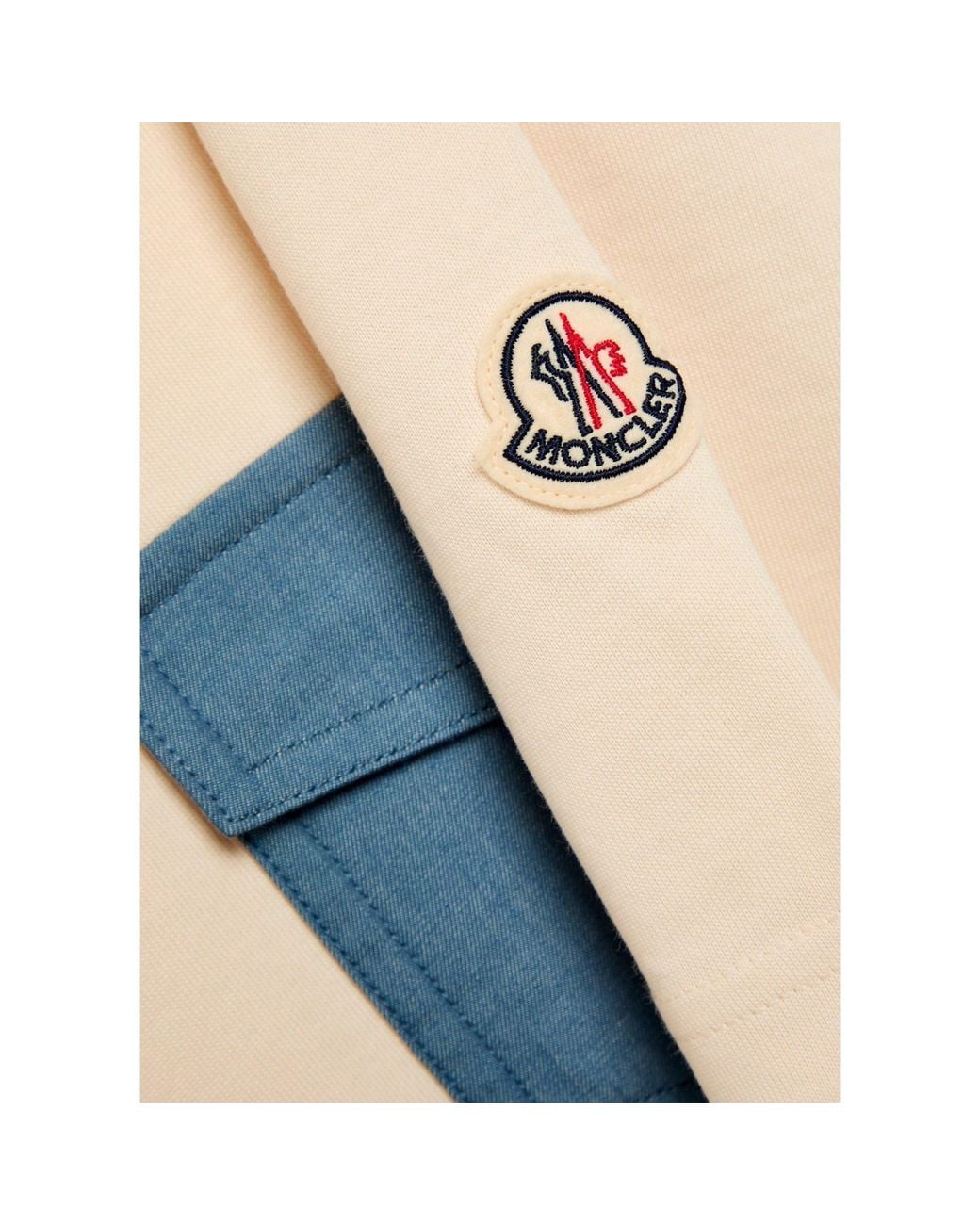 Moncler White Crew-Neck Short-Sleeve T-Shirt for men