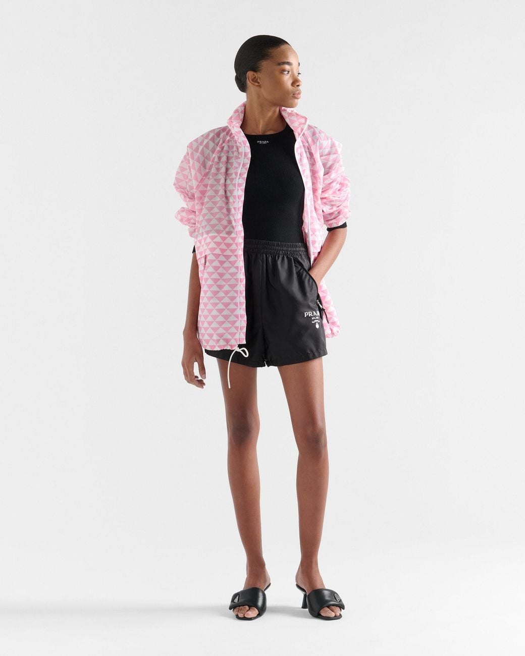 Prada Black Re-Nylon Shorts