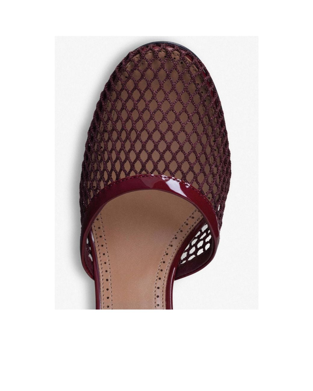 Alaïa Pink Alaïa Mesh Ankle-Strap Pumps