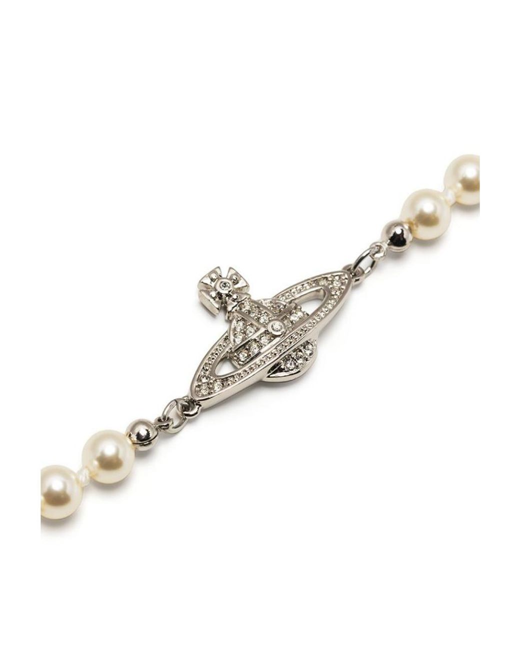 Vivienne Westwood Metallic Orb Faux-Pearl Bracelet