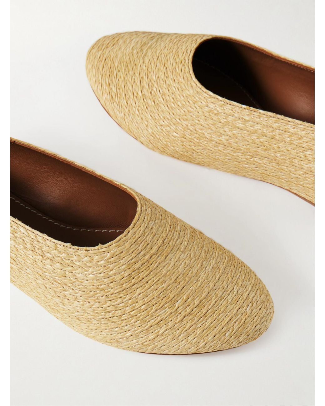 Staud Natural Ballet Flats